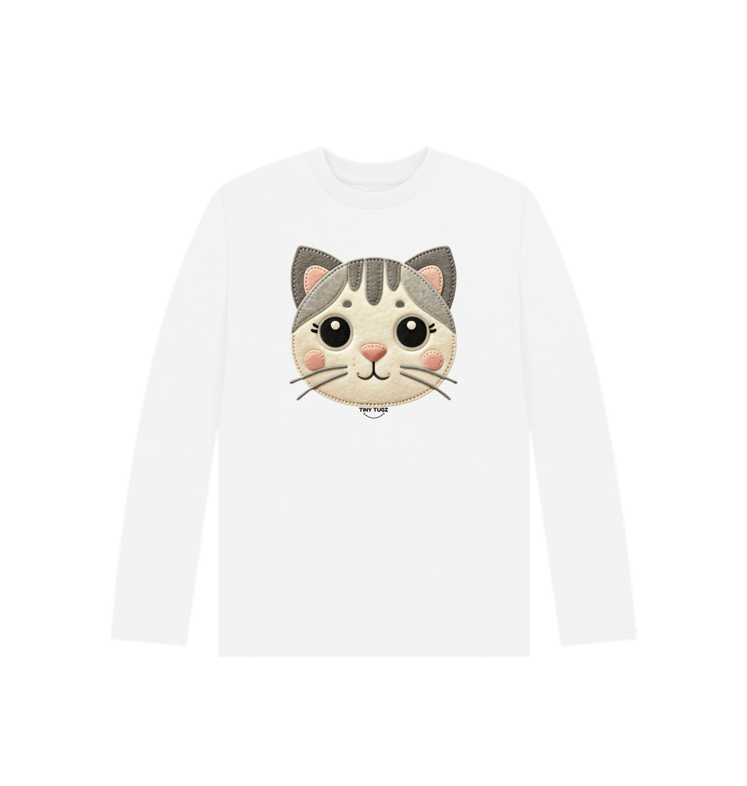 White Printed Kids T-Shirt
