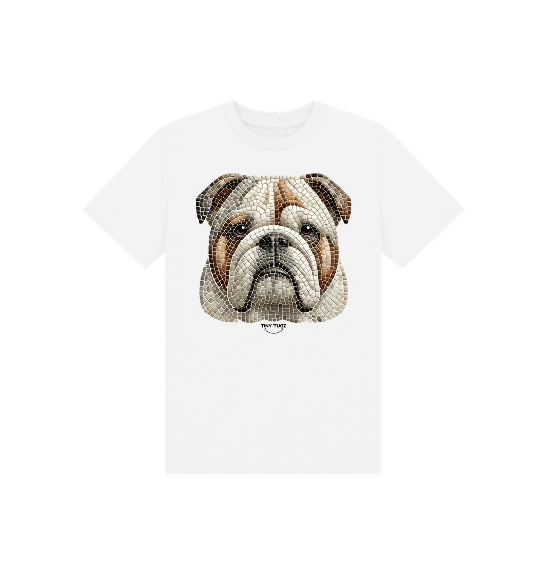 White Printed Kids T-Shirt
