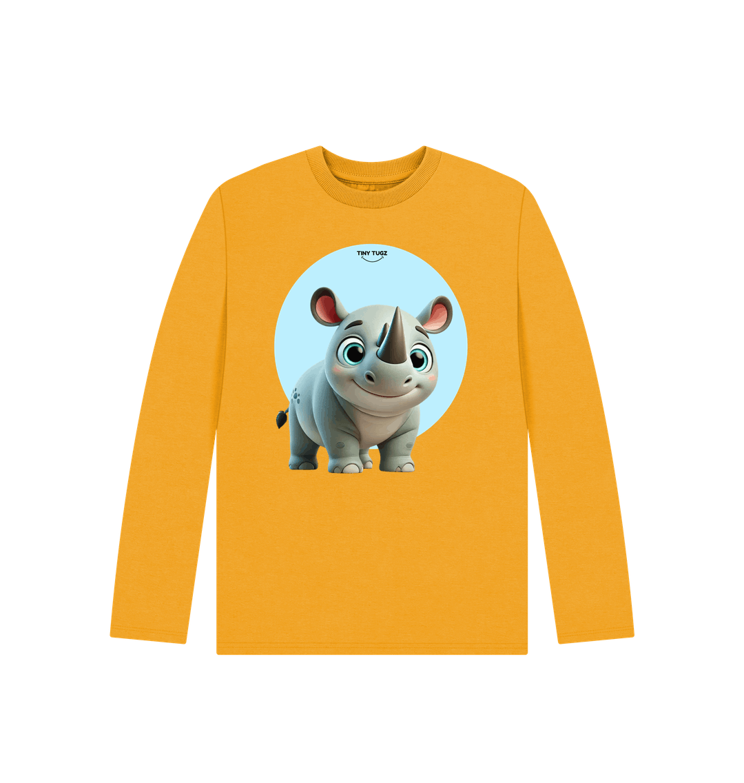Mustard Printed Kids T-Shirt