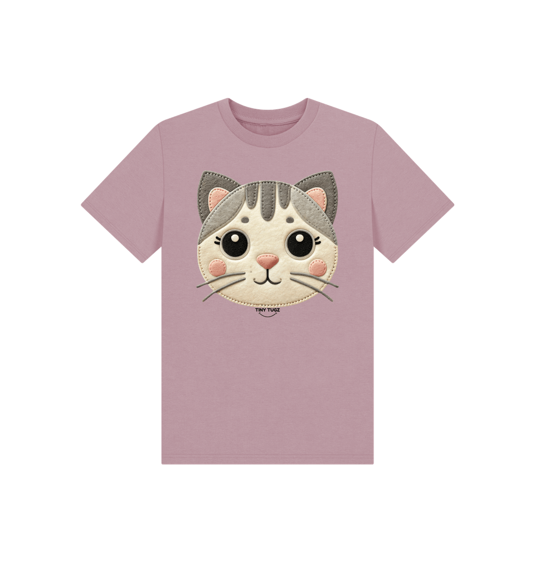 Mauve Printed Kids T-Shirt