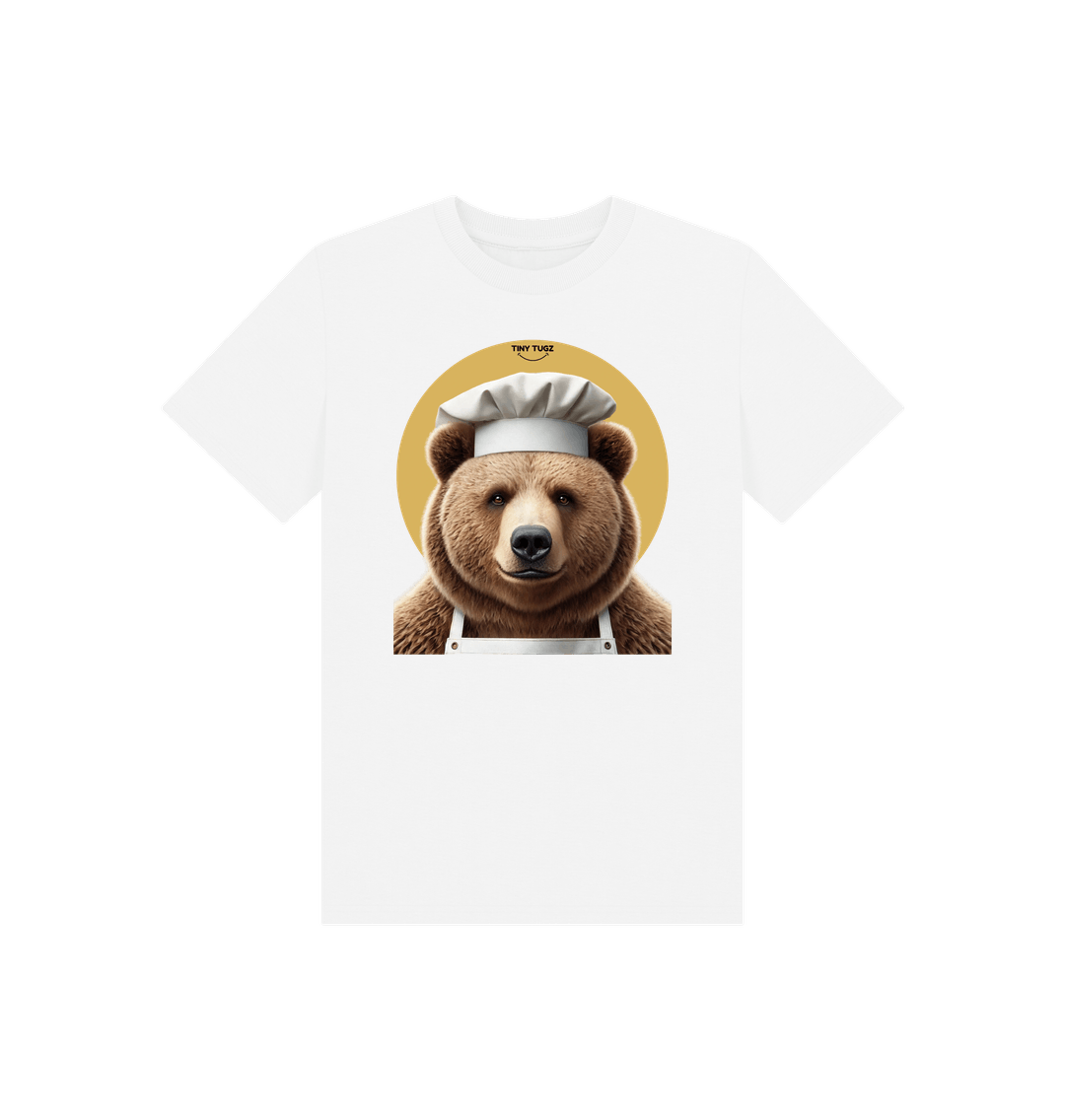 White Printed Kids T-Shirt