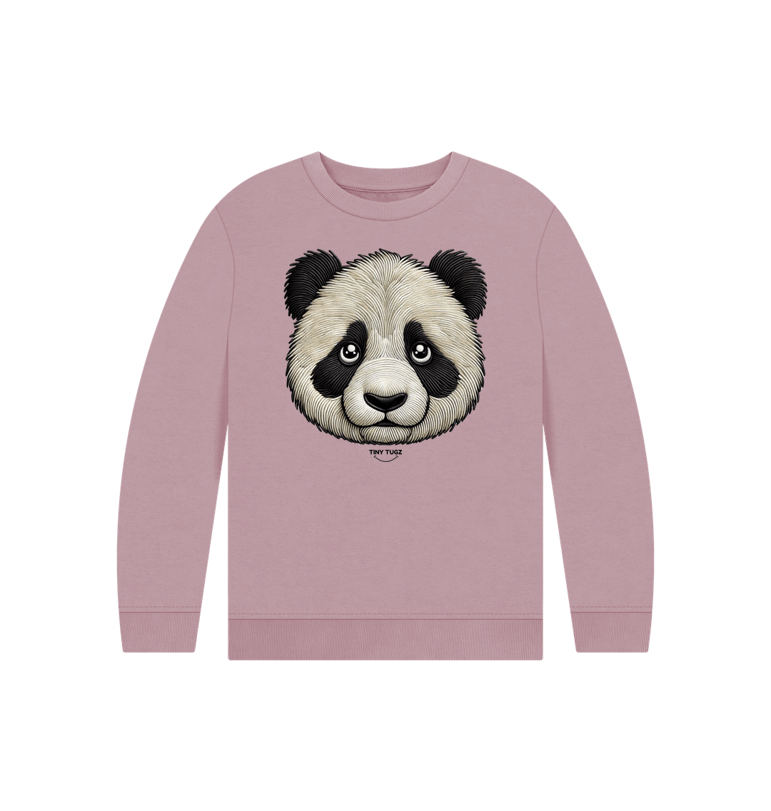 Mauve Printed Kids Jumper
