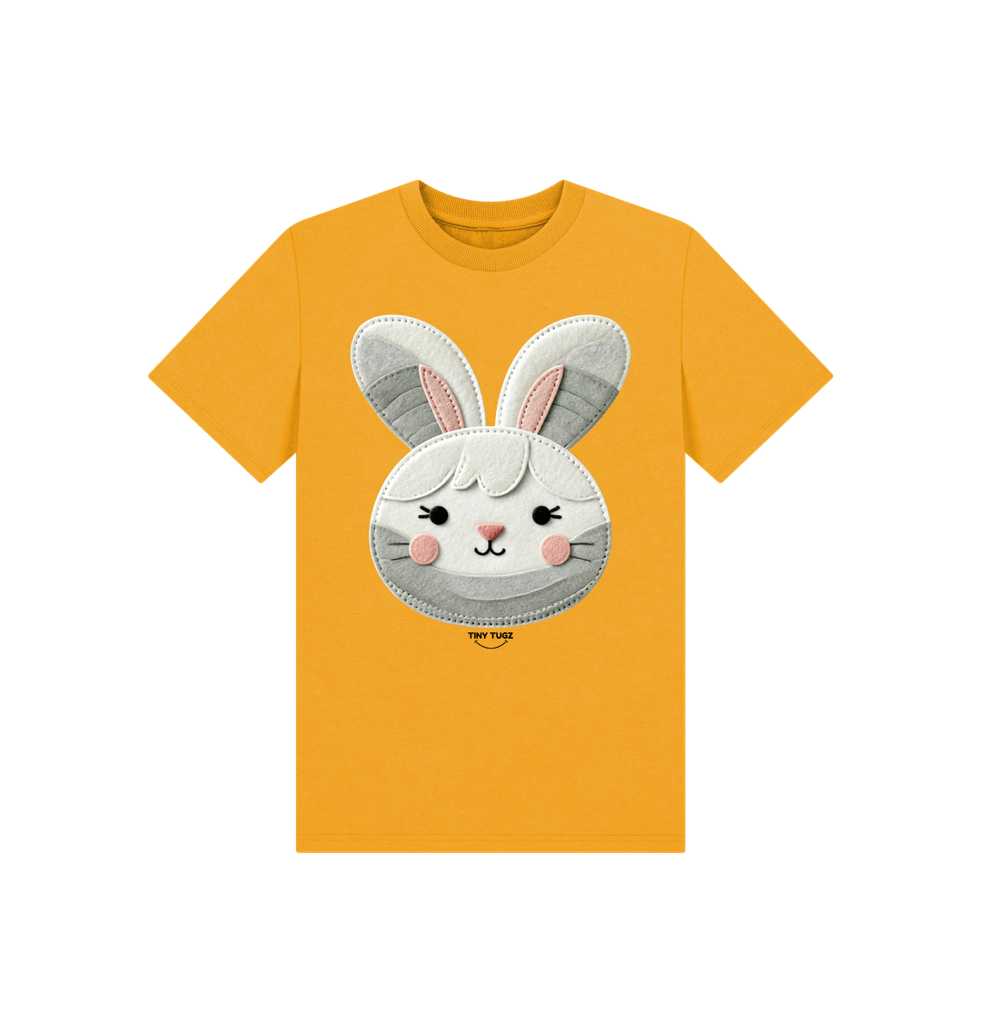 Mustard Printed Kids T-Shirt