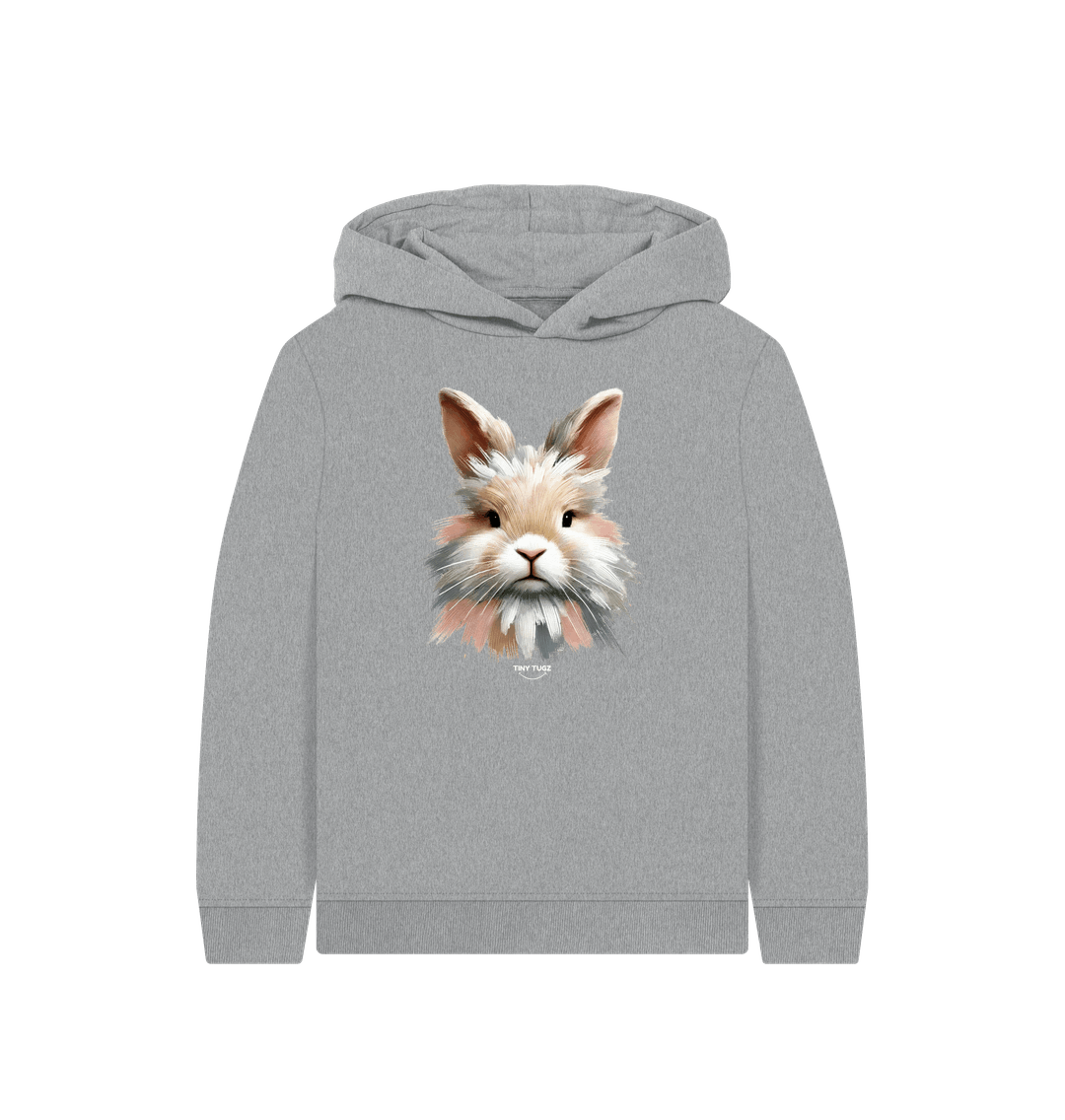 Athletic Grey Printed Kids Hoodie