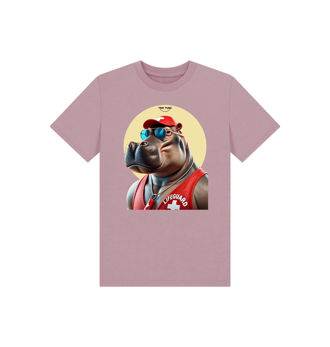 Mauve Printed Kids T-Shirt