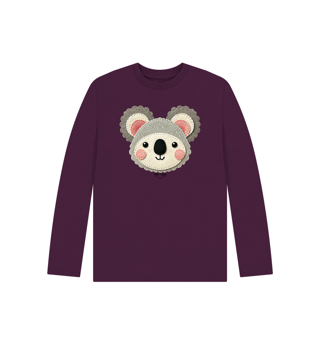 Purple Printed Kids T-Shirt