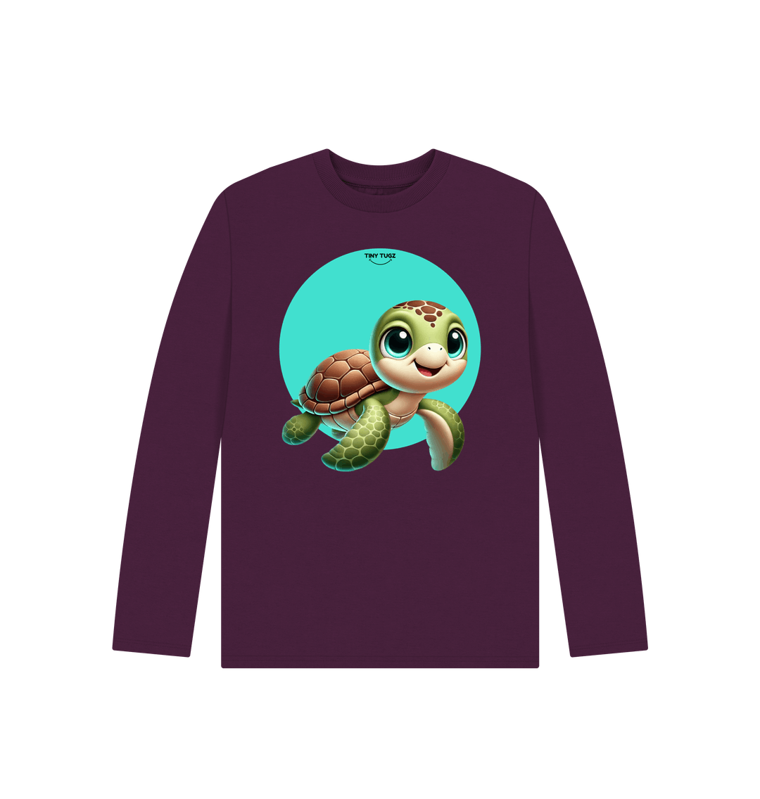 Purple Printed Kids T-Shirt