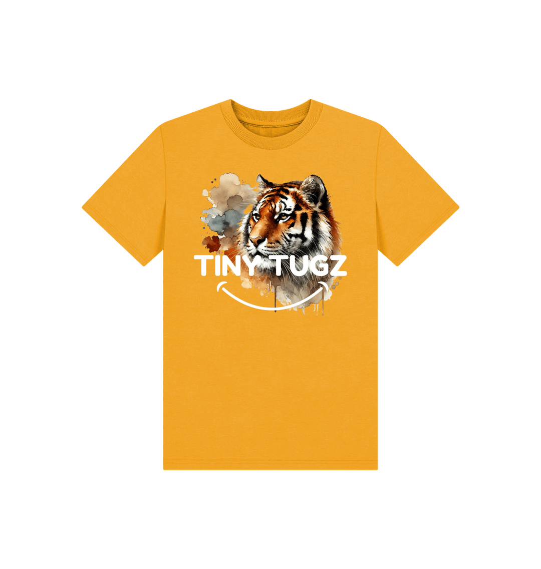 Mustard Printed Kids T-Shirt