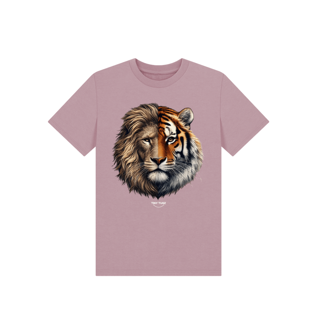 Mauve Printed Kids T-Shirt