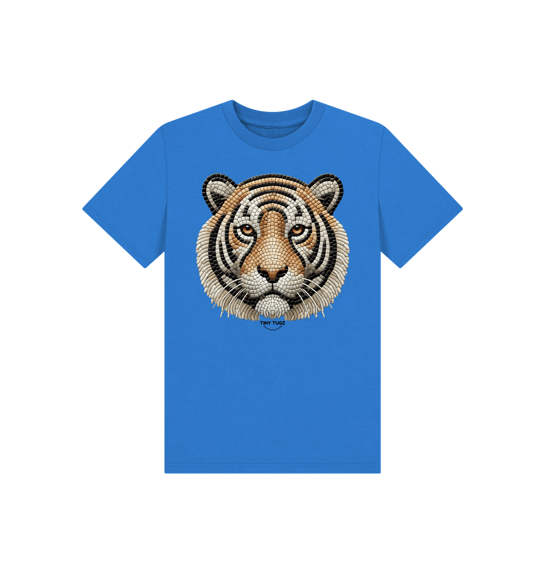 Bright Blue Printed Kids T-Shirt