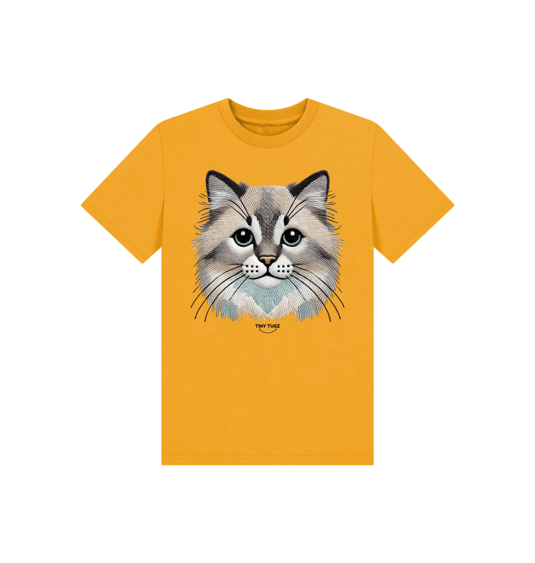 Mustard Printed Kids T-Shirt