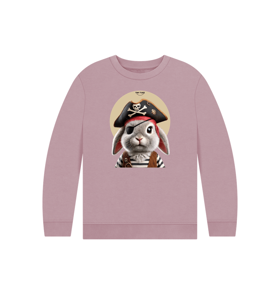 Mauve Printed Kids Jumper