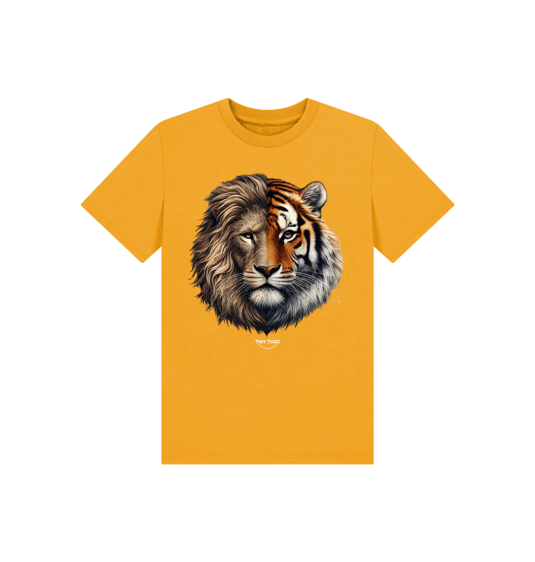 Mustard Printed Kids T-Shirt