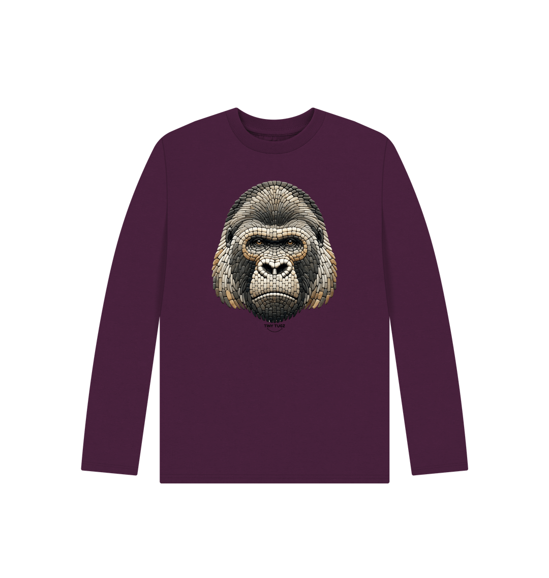 Purple Printed Kids T-Shirt