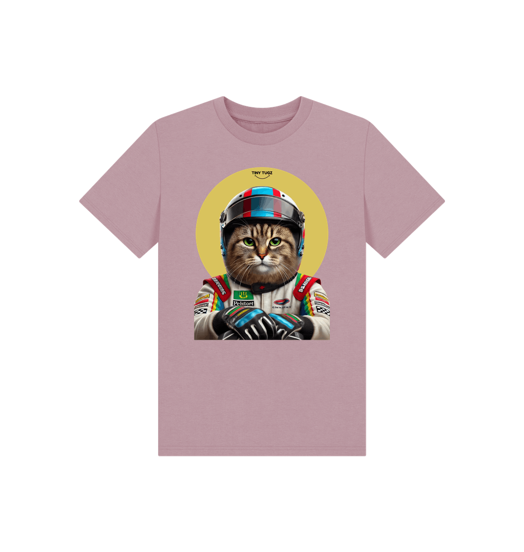 Mauve Printed Kids T-Shirt