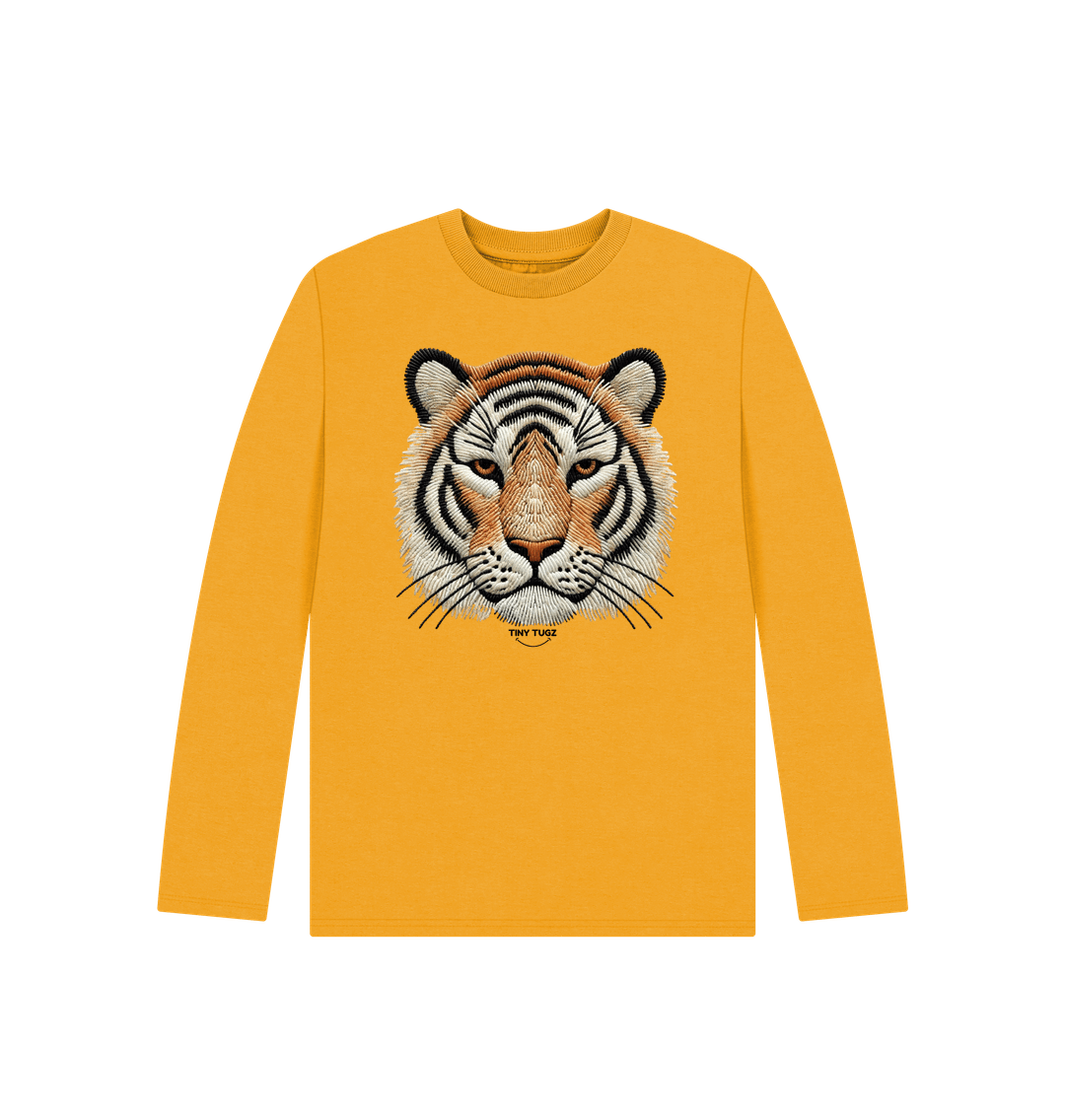 Mustard Printed Kids T-Shirt