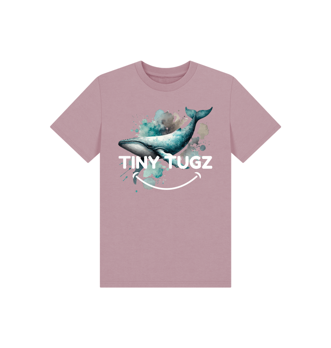 Mauve Printed Kids T-Shirt