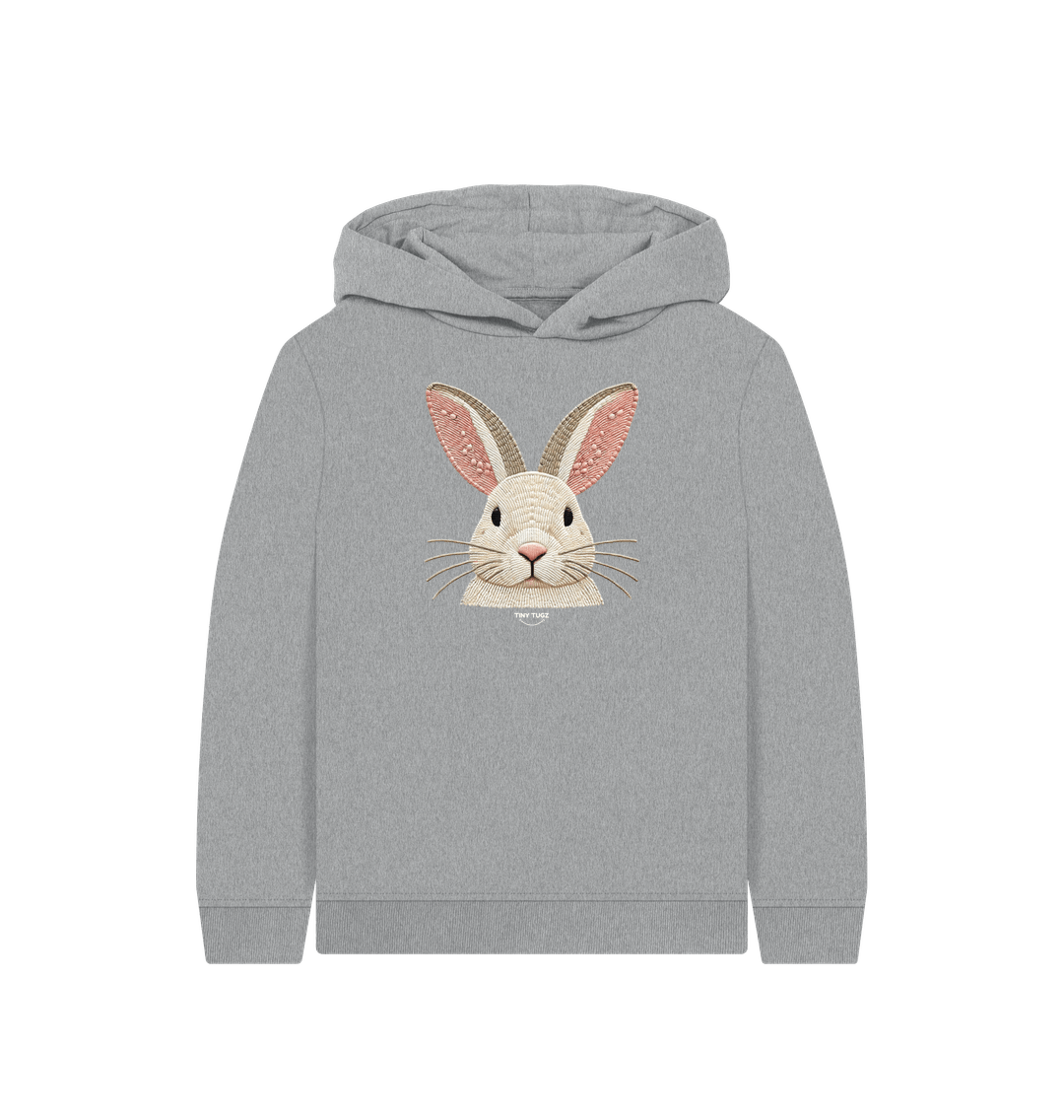 Athletic Grey Printed Kids Hoodie