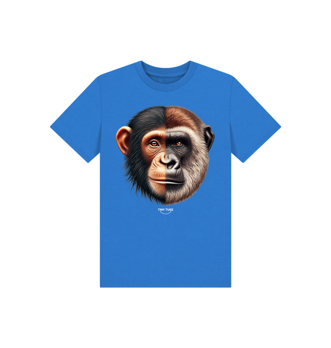 Bright Blue Printed Kids T-Shirt