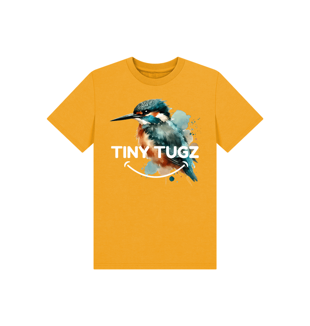 Mustard Printed Kids T-Shirt