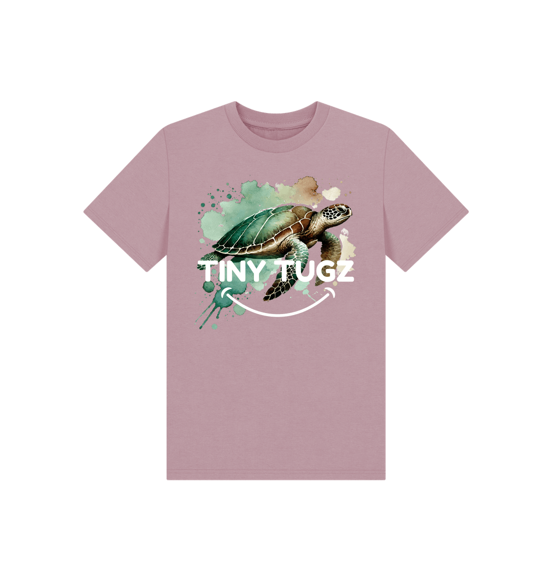 Mauve Printed Kids T-Shirt
