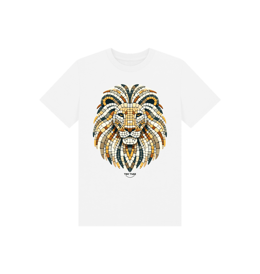 White Printed Kids T-Shirt
