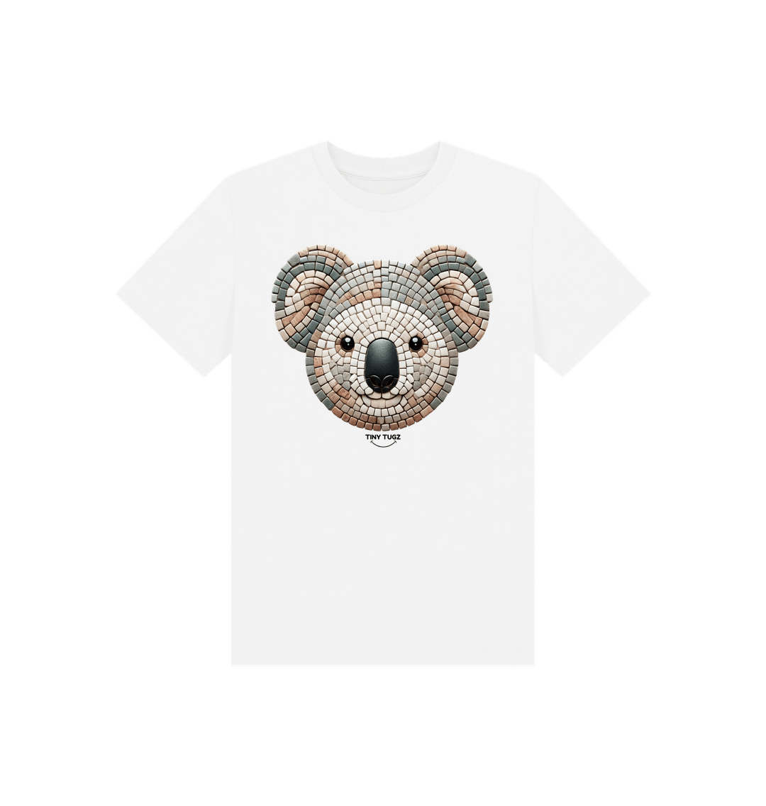 White Printed Kids T-Shirt
