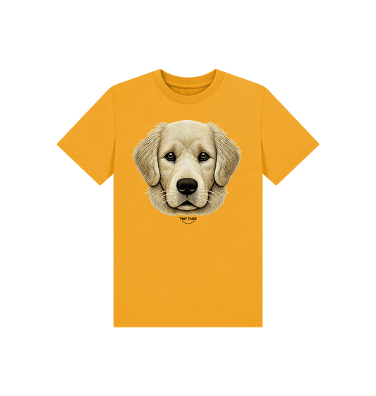 Mustard Printed Kids T-Shirt