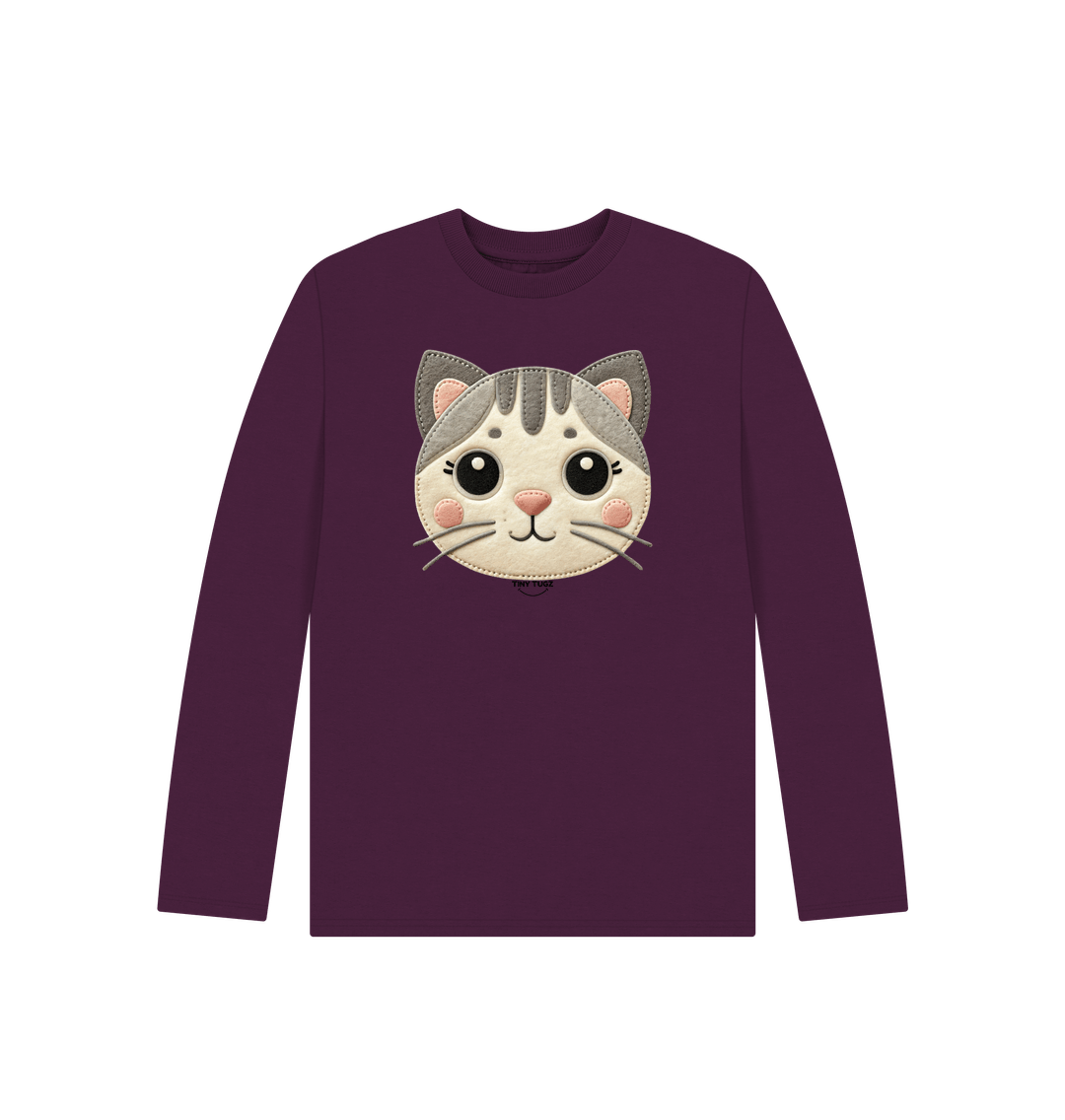 Purple Printed Kids T-Shirt