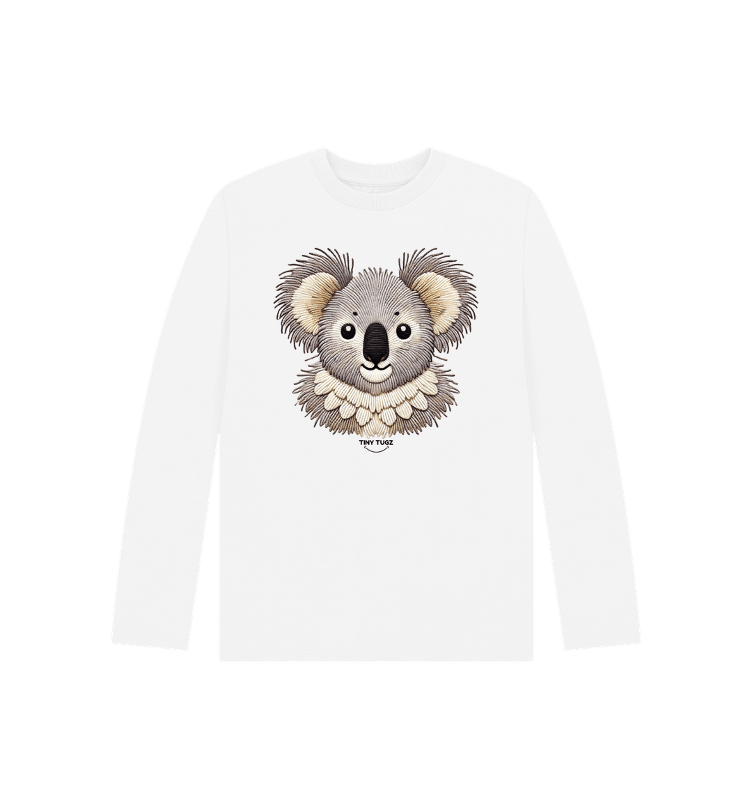 White Printed Kids T-Shirt