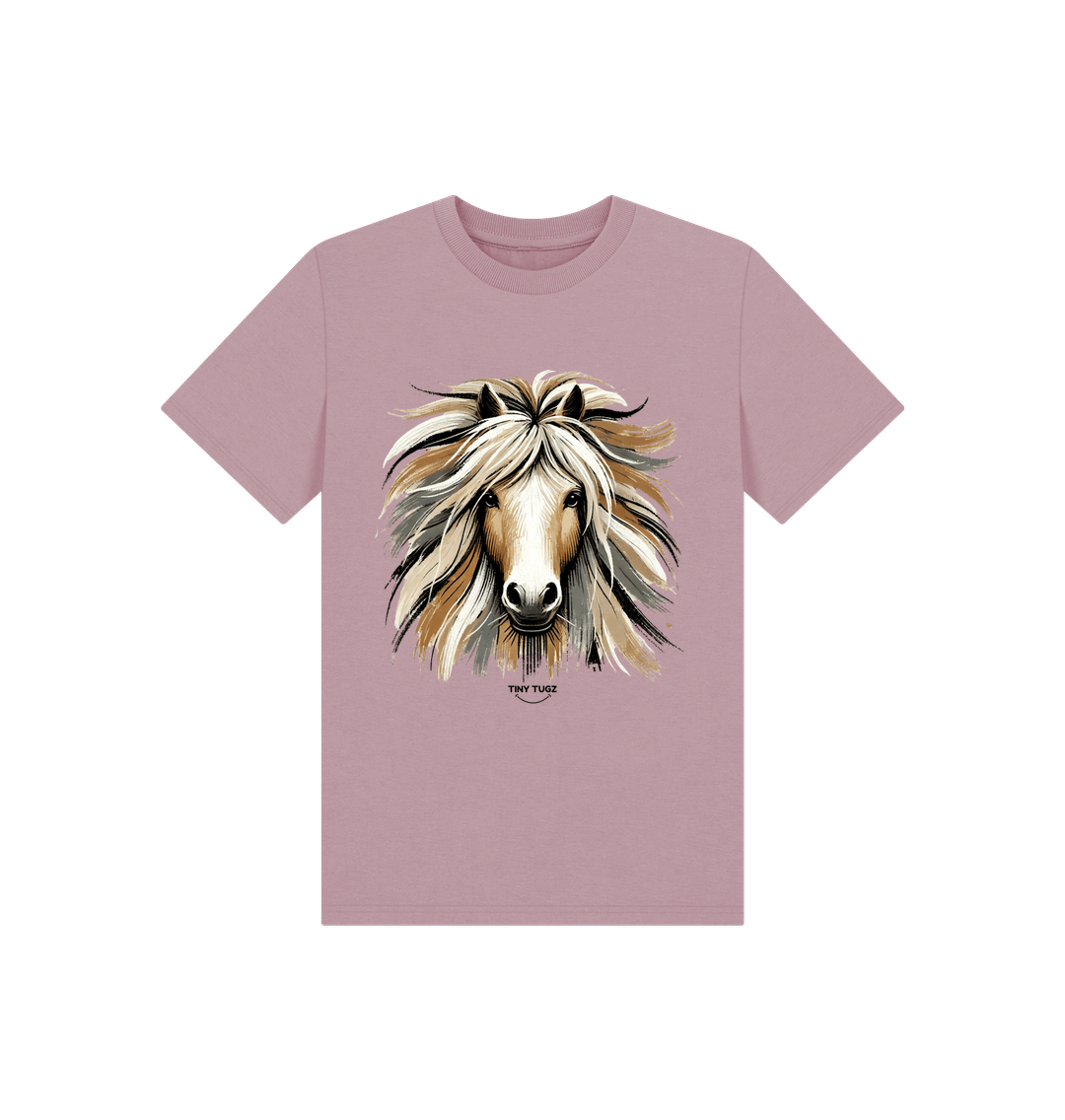 Mauve Printed Kids T-Shirt