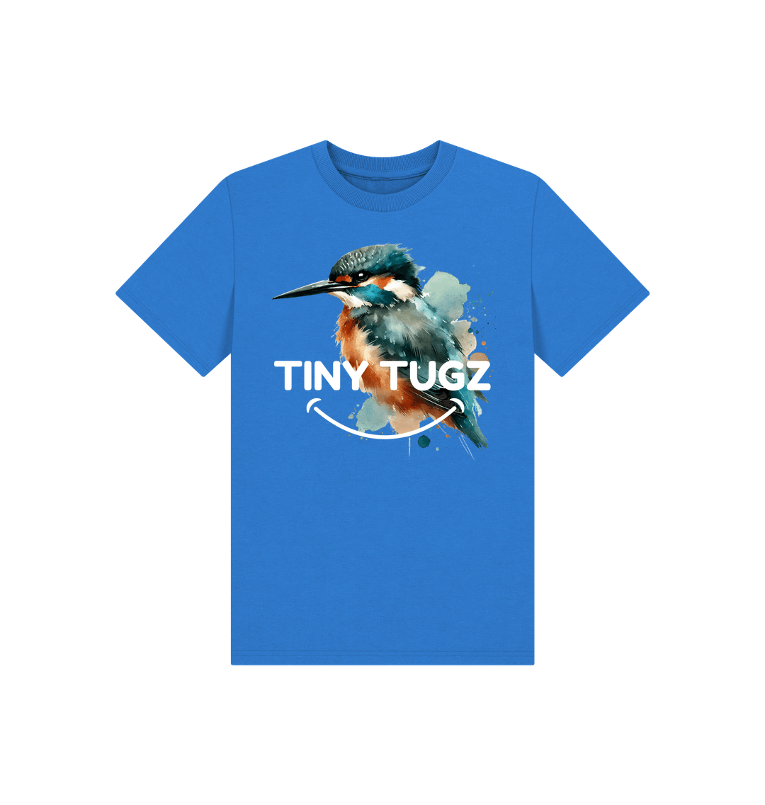 Bright Blue Printed Kids T-Shirt