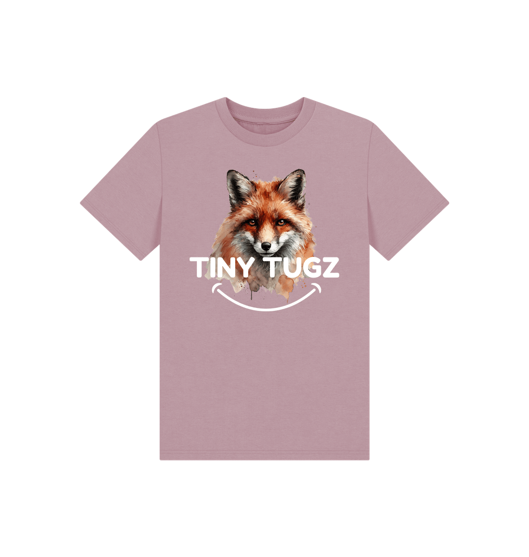 Mauve Printed Kids T-Shirt