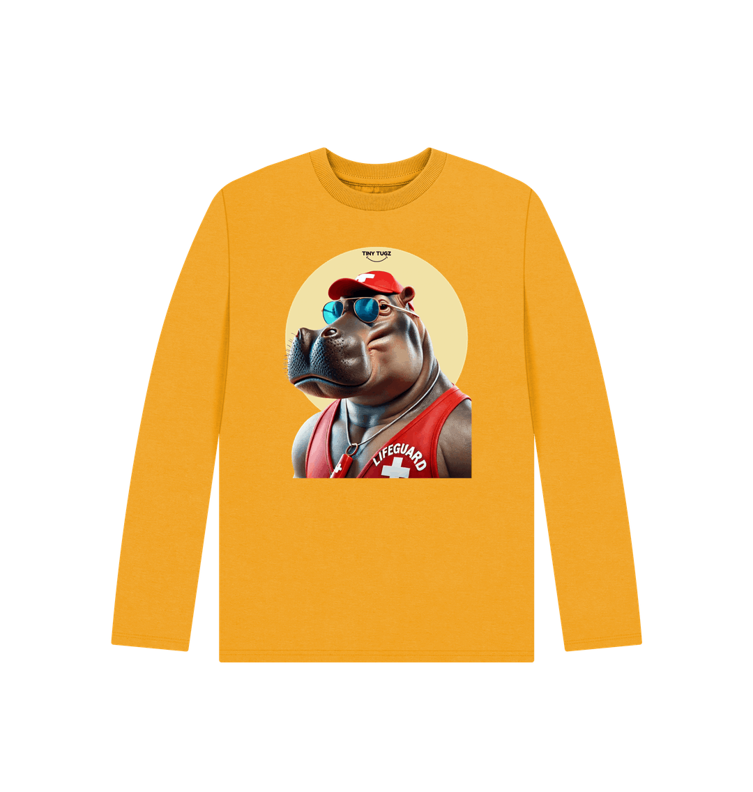 Mustard Printed Kids T-Shirt