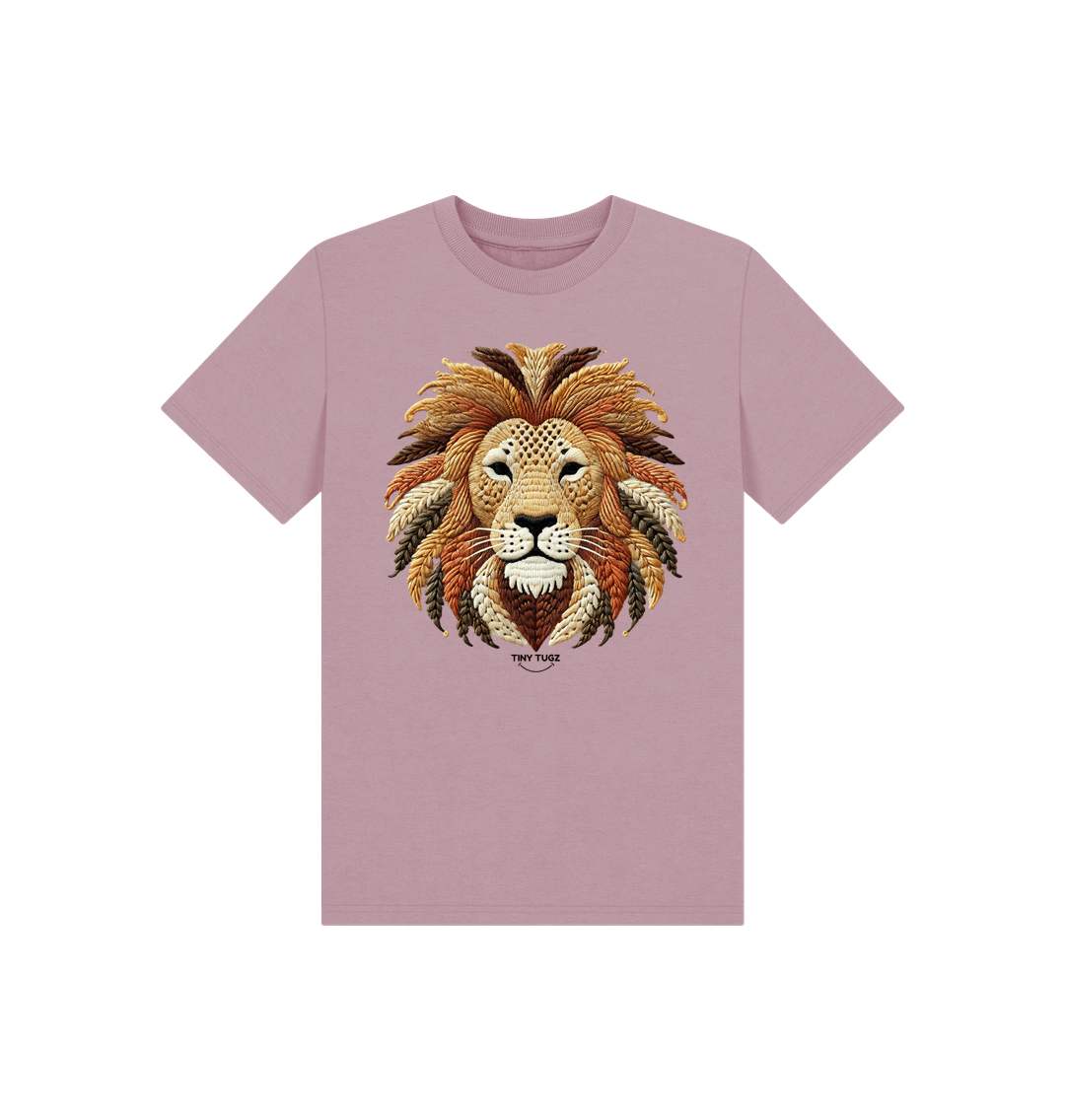 Mauve Printed Kids T-Shirt