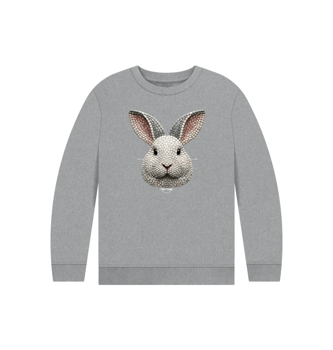 Athletic Grey Printed Kids Jumper