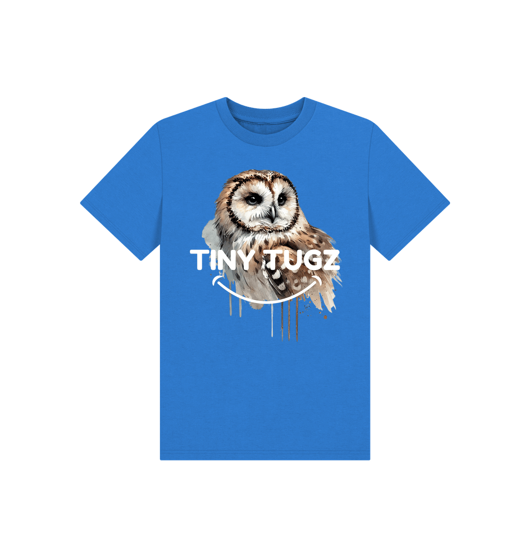 Bright Blue Printed Kids T-Shirt
