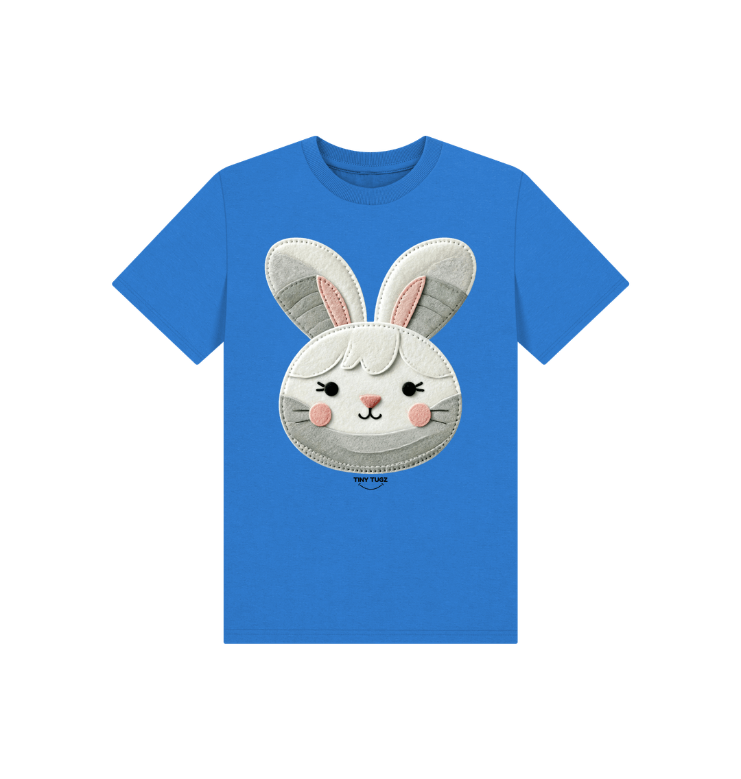 Bright Blue Printed Kids T-Shirt