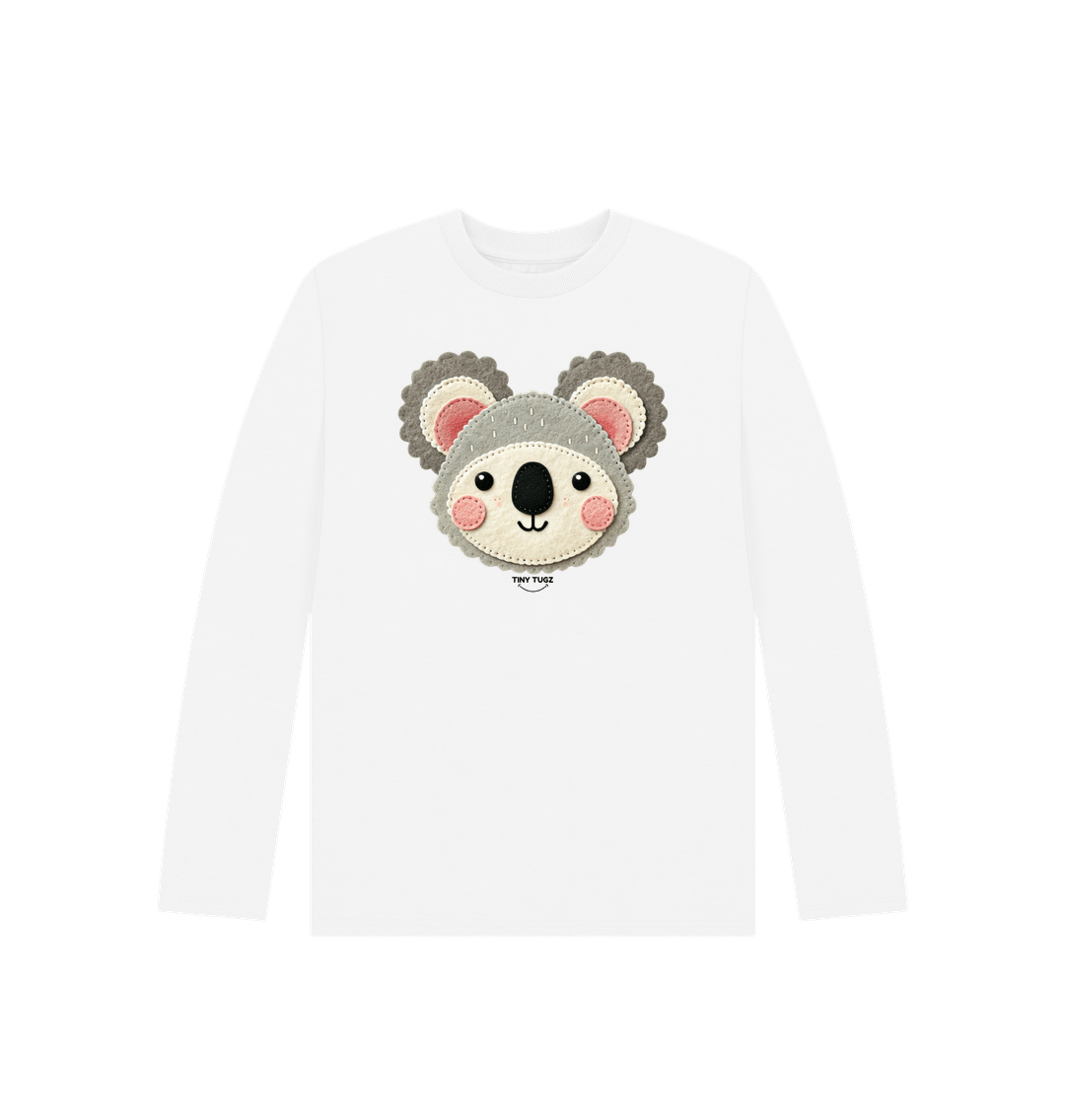 White Printed Kids T-Shirt