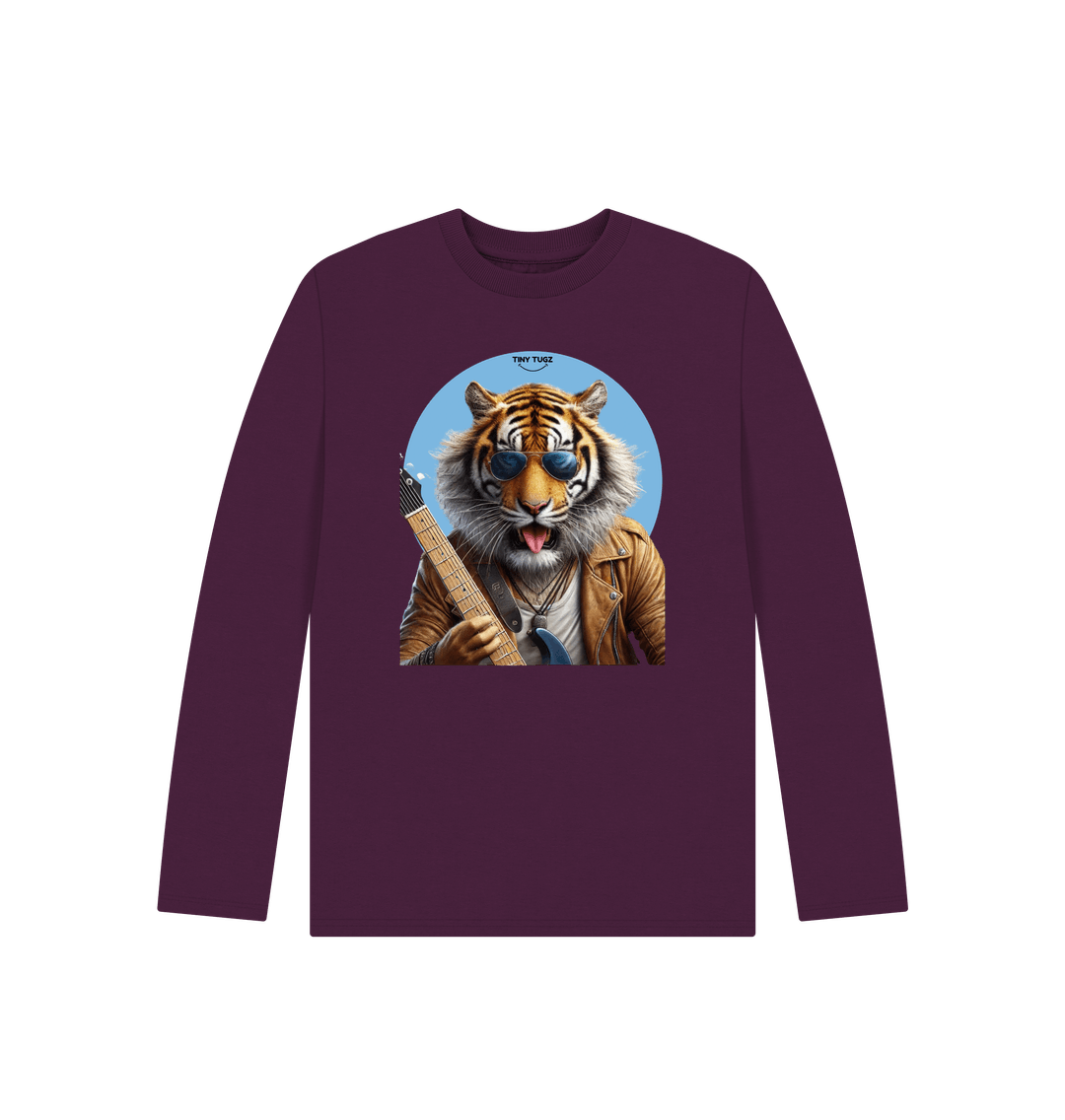 Purple Printed Kids T-Shirt