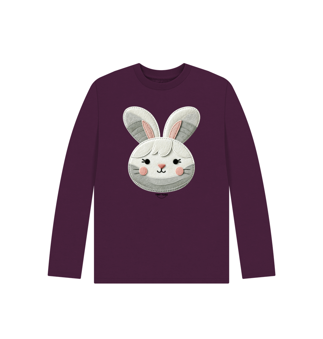 Purple Printed Kids T-Shirt