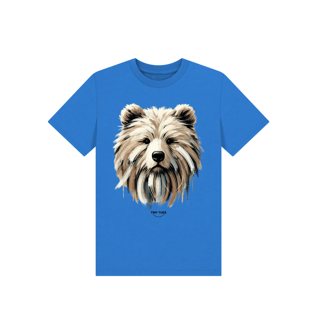 Bright Blue Printed Kids T-Shirt
