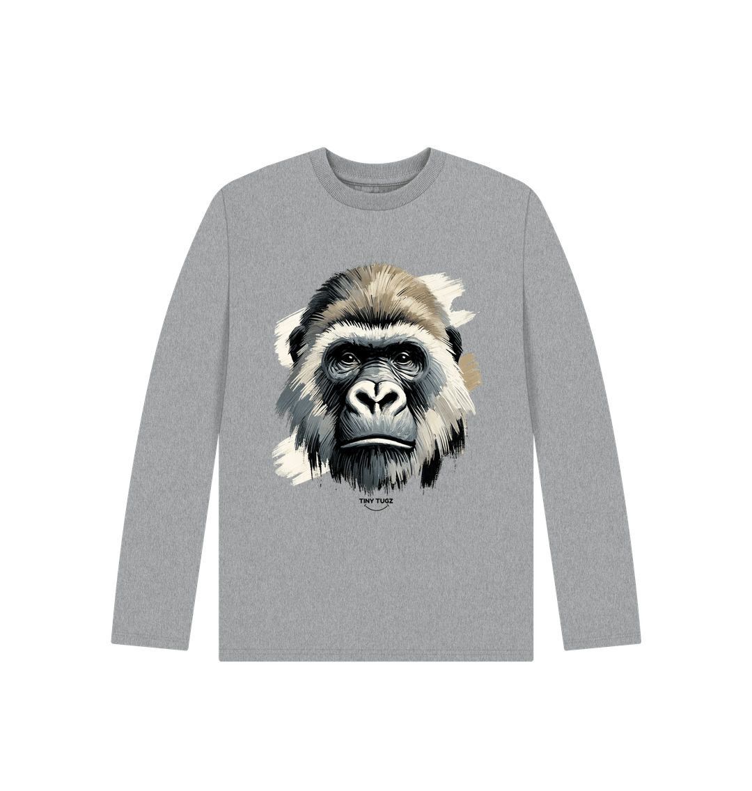 Athletic Grey Printed Kids T-Shirt