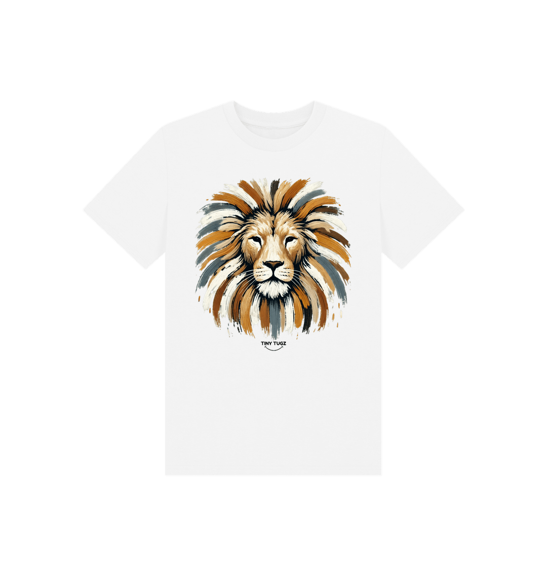 White Printed Kids T-Shirt