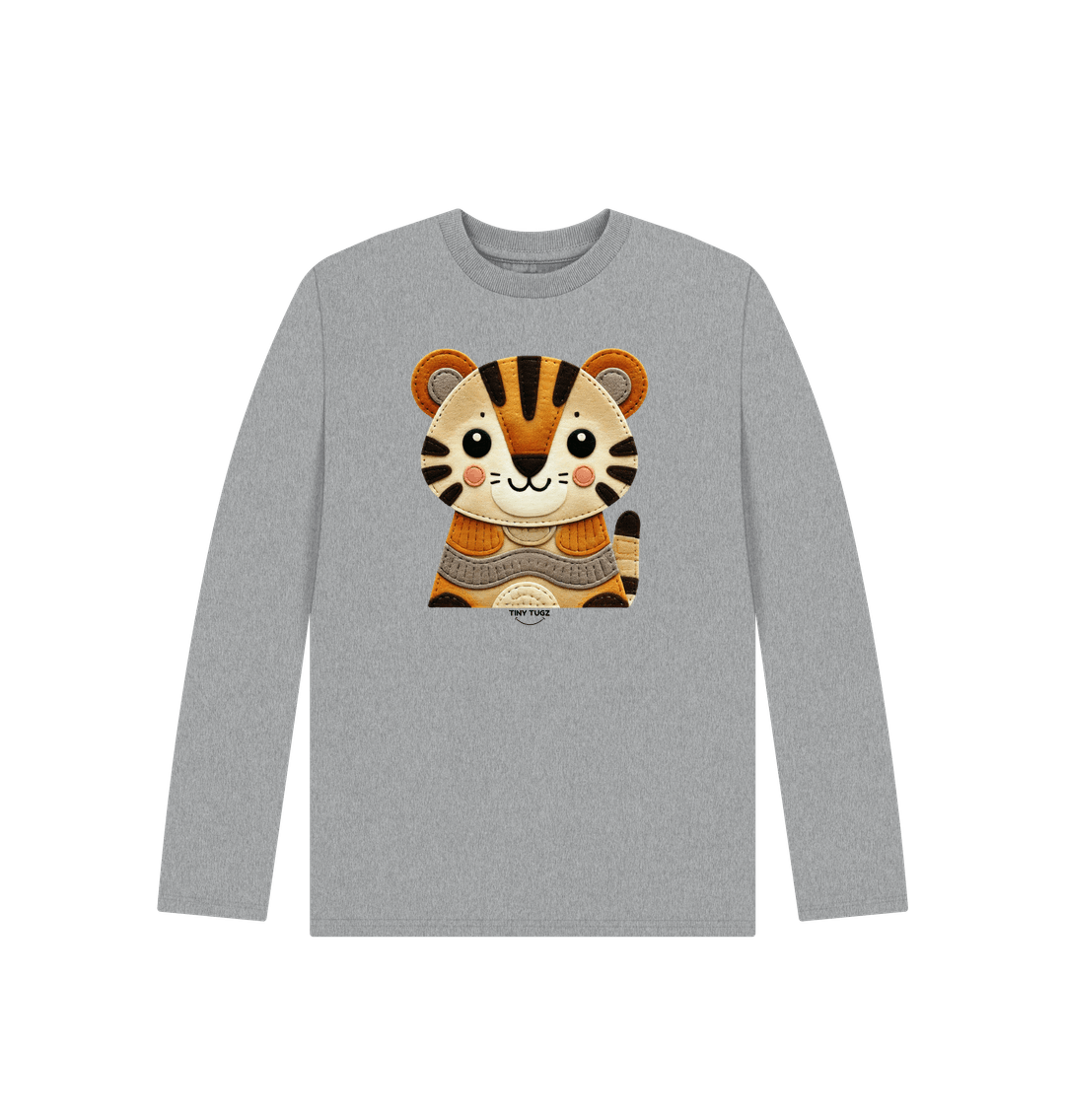 Athletic Grey Printed Kids T-Shirt