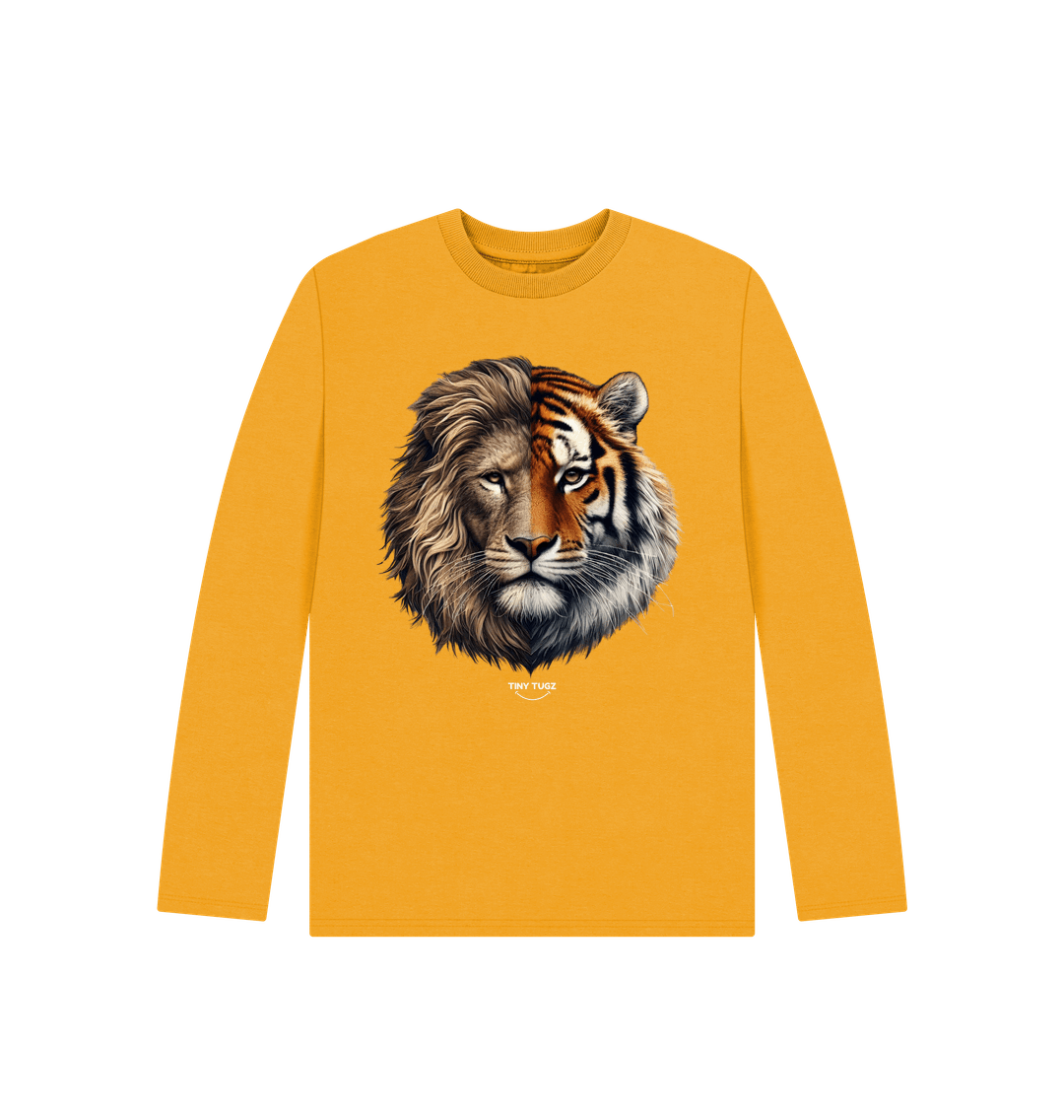 Mustard Printed Kids T-Shirt