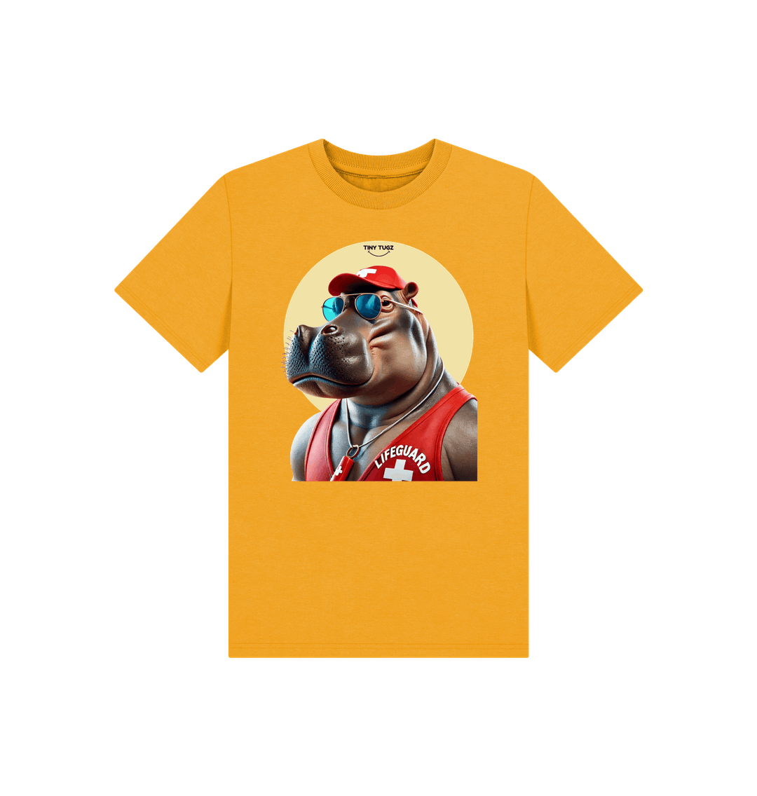 Mustard Printed Kids T-Shirt