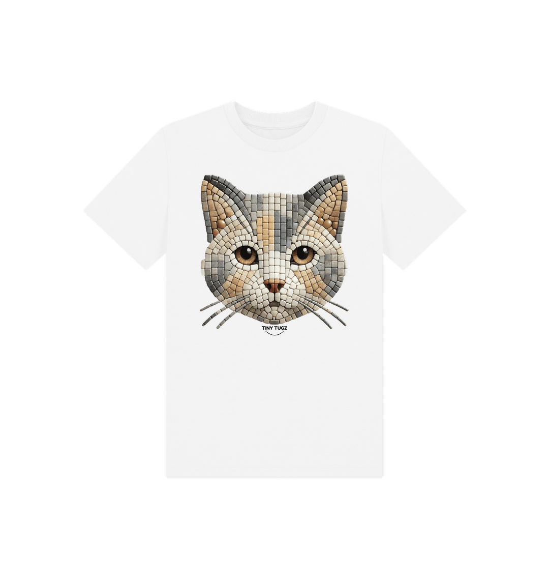 White Printed Kids T-Shirt