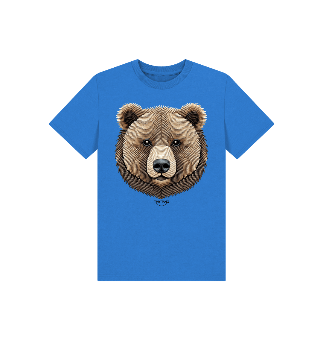 Bright Blue Printed Kids T-Shirt