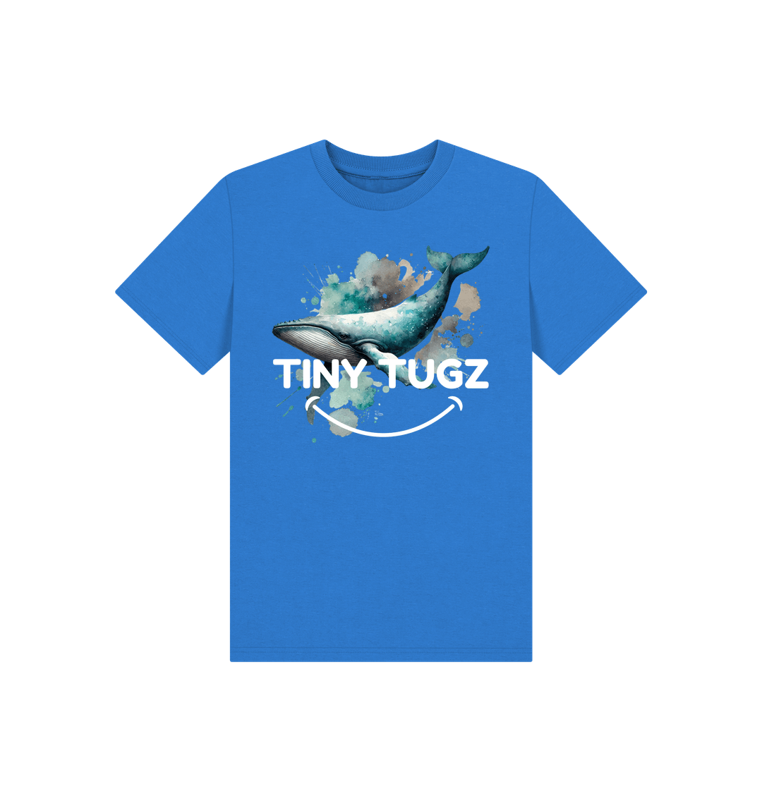 Bright Blue Printed Kids T-Shirt